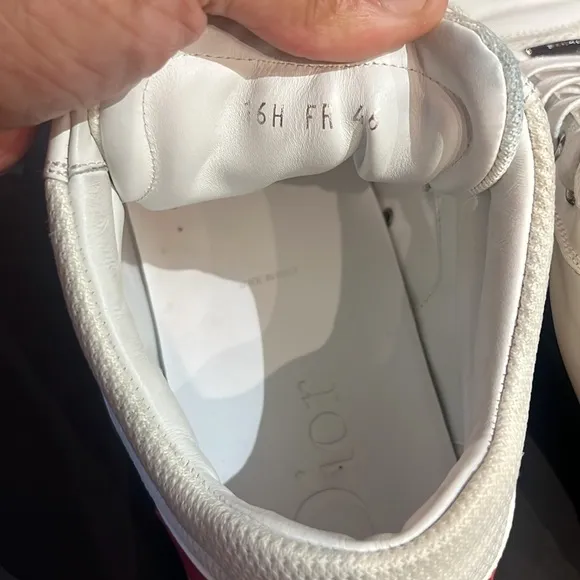 Stylish Men's White DIOR Sneakers