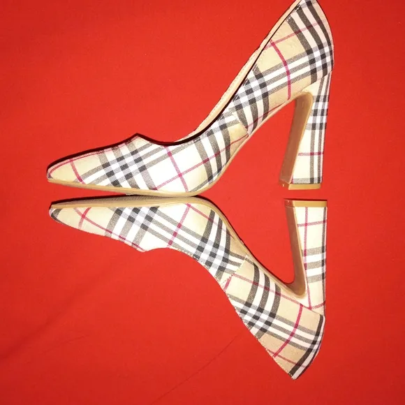 Stylish Plaid Women's Shoes
