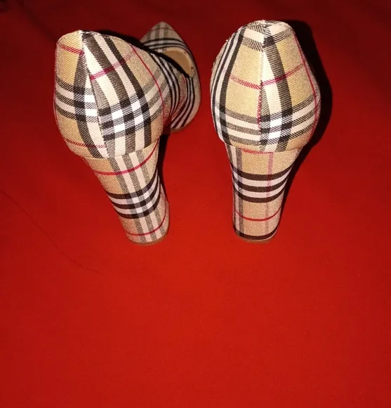 Stylish Plaid Women's Shoes