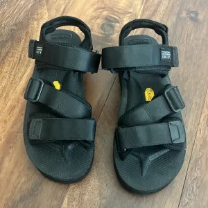 SUICOKE Black Kisee-VPO Platform Sandals Womens size 6