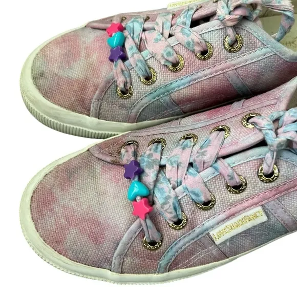 Superga x LoveShackFancy Classic Lace Up Sneaker ROSE HEART