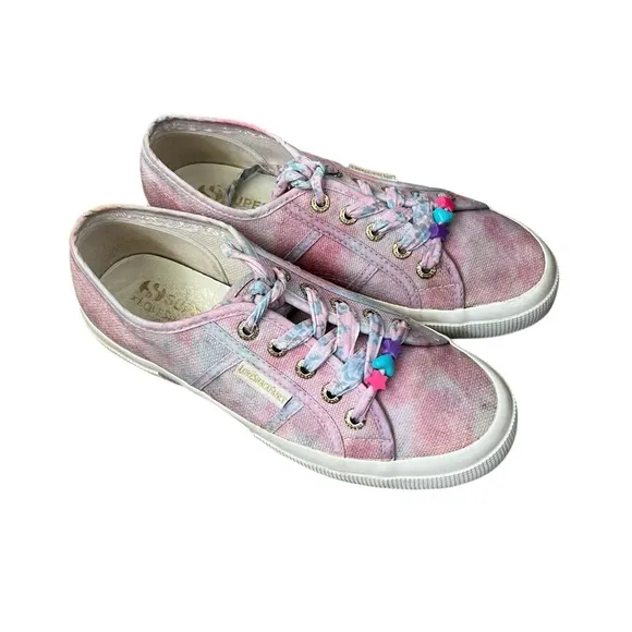 Superga x LoveShackFancy Classic Lace Up Sneaker ROSE HEART