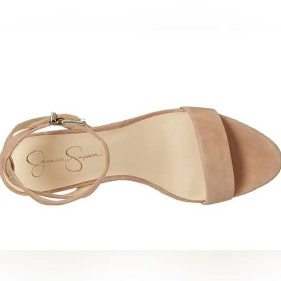 Symia leather platform espadrille wedges by Jessica Simpson SANDALS Size 10 New