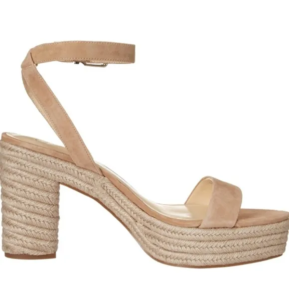 Symia leather platform espadrille wedges by Jessica Simpson SANDALS Size 10 New