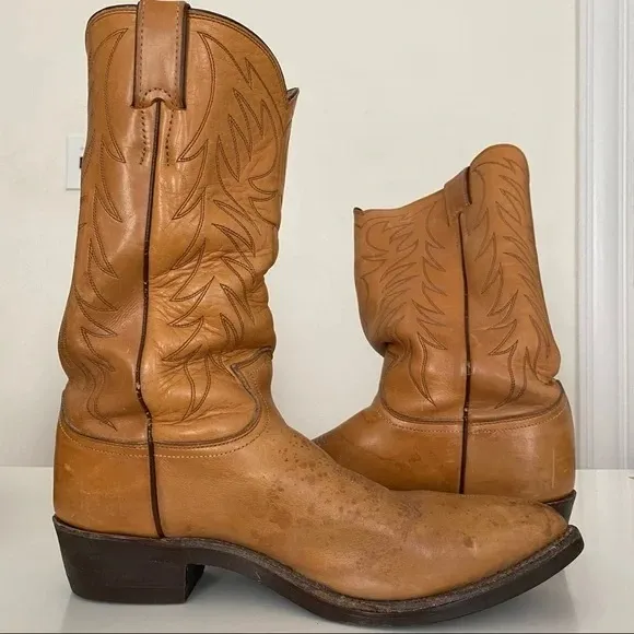 Tan Cowboy Boots Justin Boots