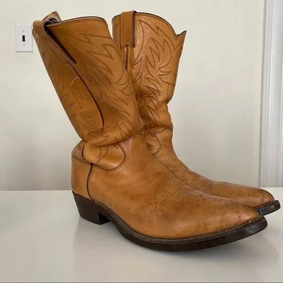 Tan Cowboy Boots Justin Boots