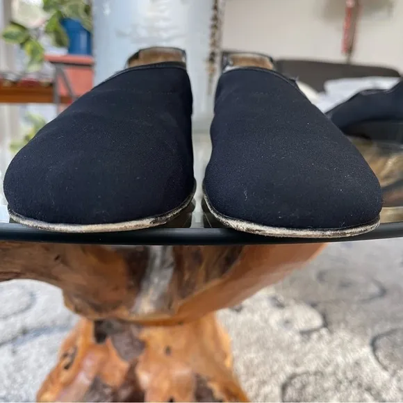 Taryn Rose Kelsey Demi Wedge Fabric and Leather Ballet Loafer Moccasin Flats 9M