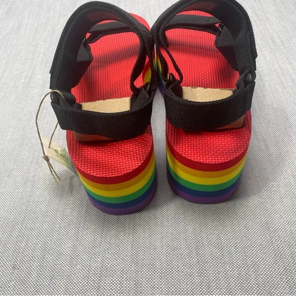 Teva Platform Universal Rainbow Sandals