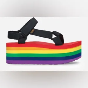 Teva Platform Universal Rainbow Sandals