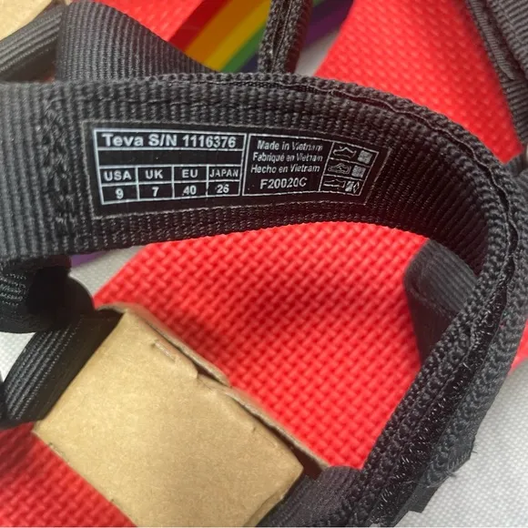 Teva Platform Universal Rainbow Sandals