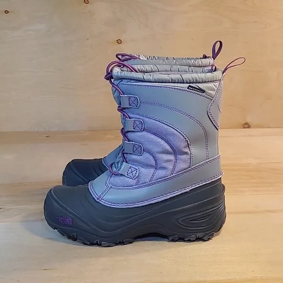 The North Face Alpenglow IV Gray Purple Boots