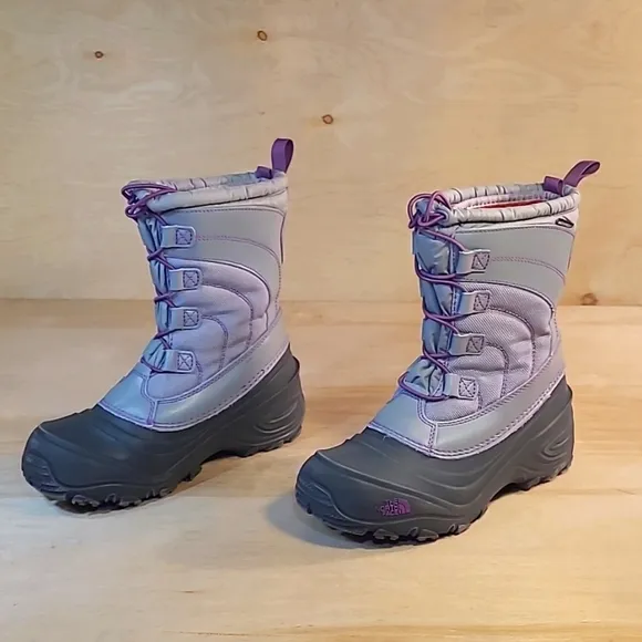 The North Face Alpenglow IV Gray Purple Boots