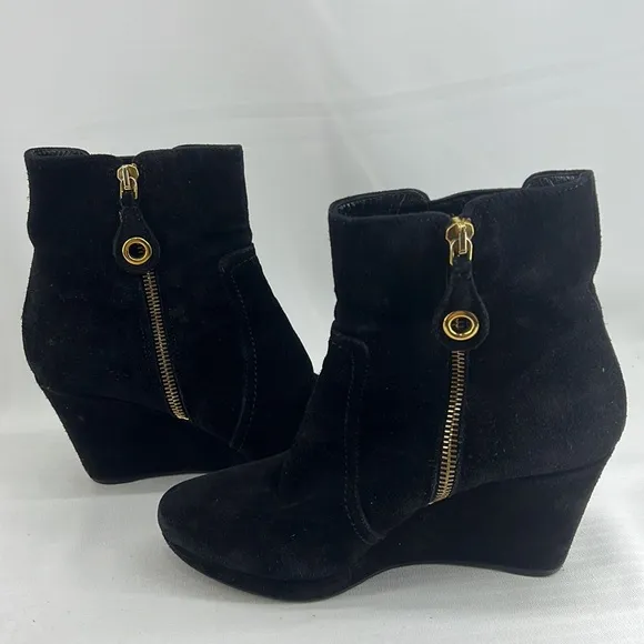 The Original Car Shoe By Prada Wedge Ankle Boots