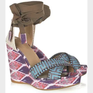 Theodora &amp; Callum Biarritz Wedge Sandals