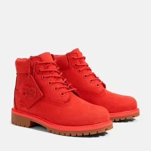 Timberland 50th Anniversary Edition TB0A64MNDV8 Toddlers Medium Red Boots TF222