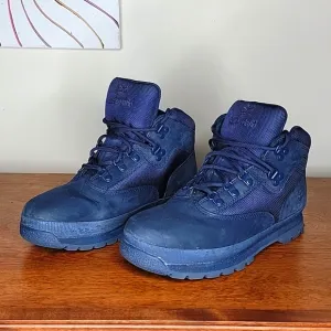 Timberland Euro Hiker Boots Size 7 Navy Blue