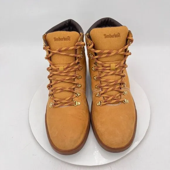Timberland Groveton Alpine Men Size 13 6918B Brown Wheat Nubuck Leather Boot