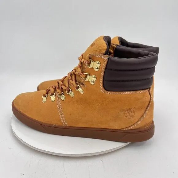 Timberland Groveton Alpine Men Size 13 6918B Brown Wheat Nubuck Leather Boot