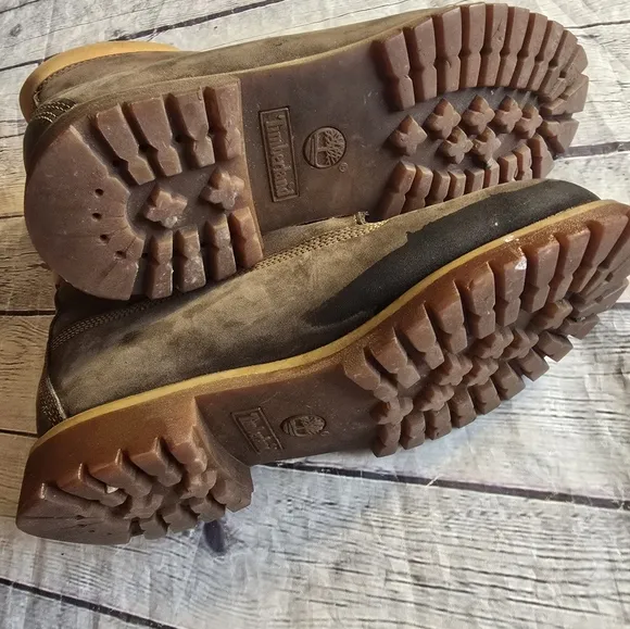 TIMBERLAND MEN'S BOOTS 6&quot; PREMIUM BROWN 20572 SIZE 10.5