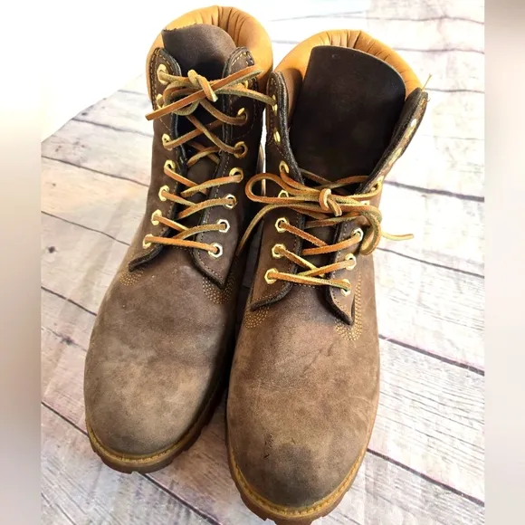 TIMBERLAND MEN'S BOOTS 6&quot; PREMIUM BROWN 20572 SIZE 10.5