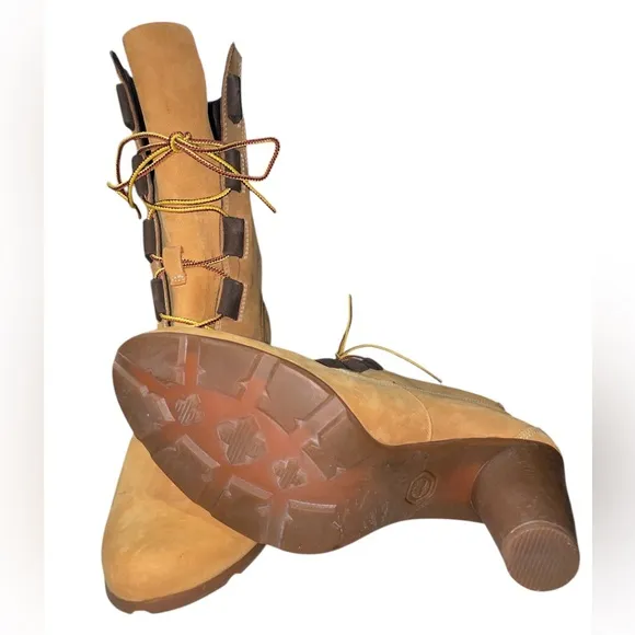 Timberland Women's Tan Heeled Boots