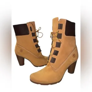 Timberland Women's Tan Heeled Boots