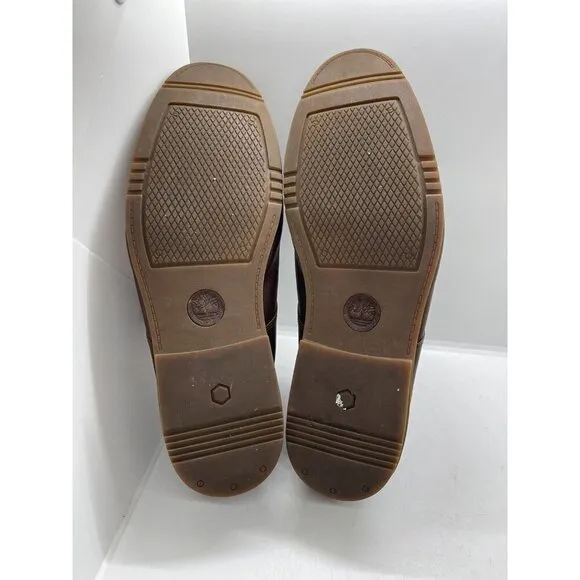 Timberland Yorkdale Men's Sz 13 Brown Leather Chukka Boots Lace Up Shoes A22GK