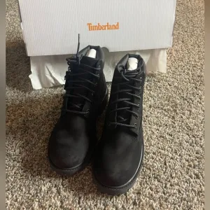 Timberland Youth Black Boots - Size 13