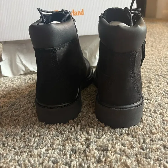 Timberland Youth Black Boots - Size 13