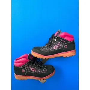 Timberland Nubuck Blue/Pink Womans Boots Size 6 #24961M
