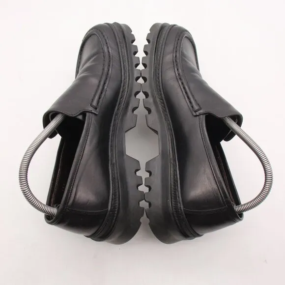 To Boot New York Black Leather Loafer Men's Size 8.5 Chunky Big Sole Shoes