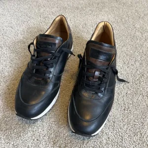 To Boot New York “Zander”Men's Black Leather Trainers Sneakers Size 13 MSRP $395