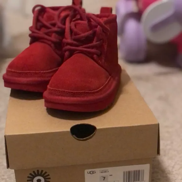 Toddler Ugg boots (Red)