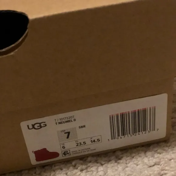 Toddler Ugg boots (Red)