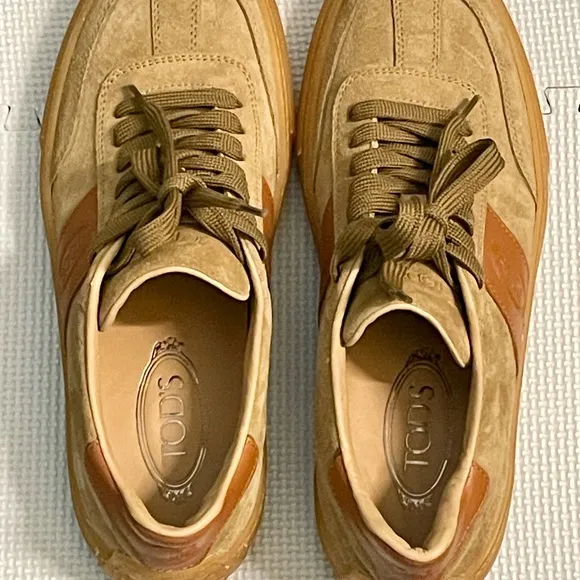 Tod's ‘Sneakers in Suede’ (Beige, US MEN 8.5)