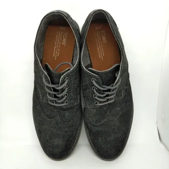 Toms Brouge Casual/Dress Shoes Men's Size‎ 10 Grey