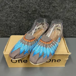Toms Classic Alpargata “Feathers” Women’s Shoe Size 8.5
