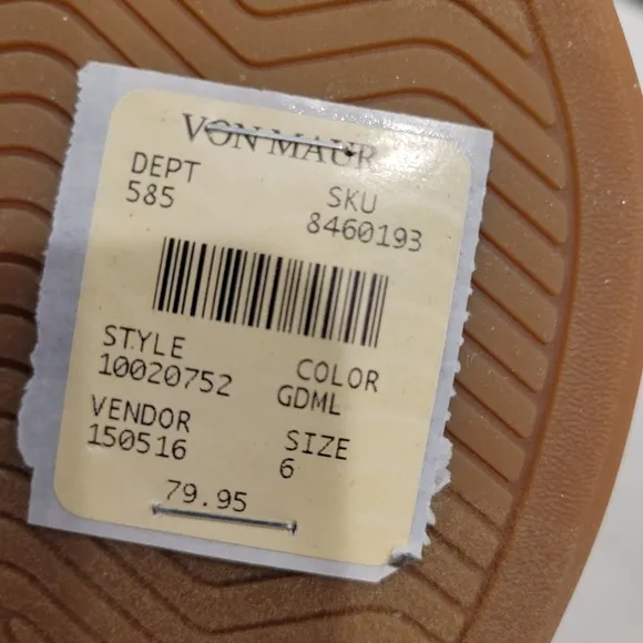 TOMS Women's laudine Slingback Cork Wedge Platform Sandals SIZE 6 NWOT