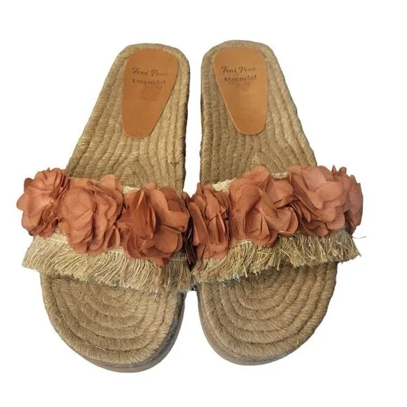 Toni Pons Espadrilles Floral Sandals (Size 8.5)