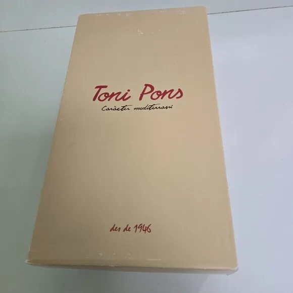 Toni Pons NIB Espardrille Lloret Vermell Red Wedge Sandal Size 40/9