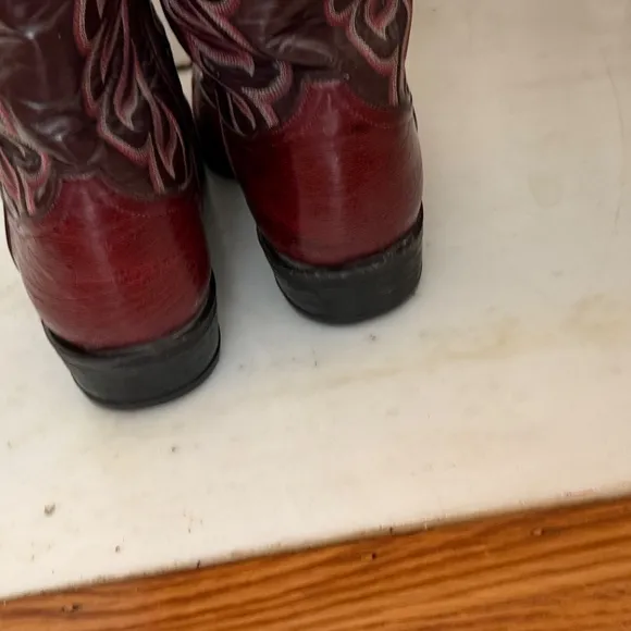 Tony Lama smooth ostrich 10.5 D width USA Made Boots