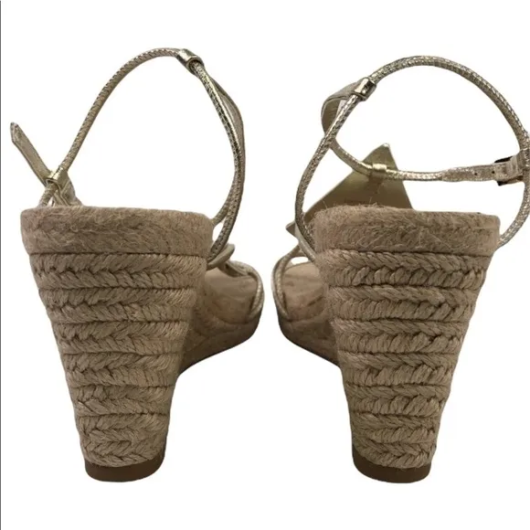Tory Burch Diamond Patch Espadrille Wedge Shoes