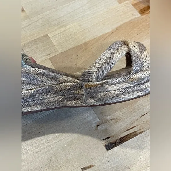 Tory burch Espadrilles Wedge Heels Sandals 8m