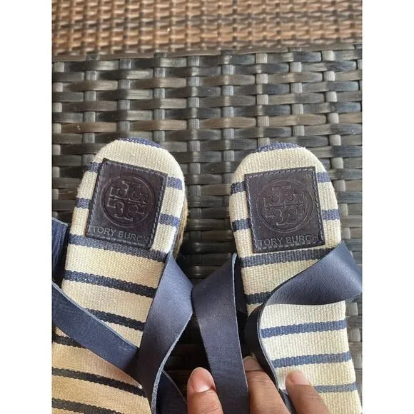 Tory Burch espadrille wedge sandals