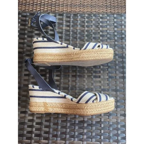 Tory Burch espadrille wedge sandals