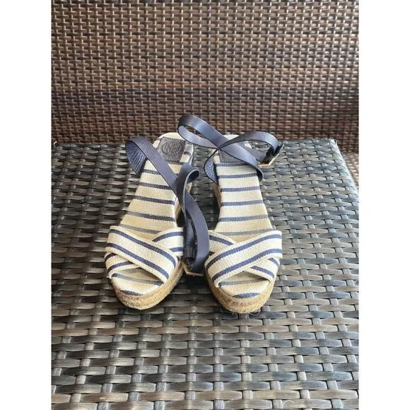 Tory Burch espadrille wedge sandals
