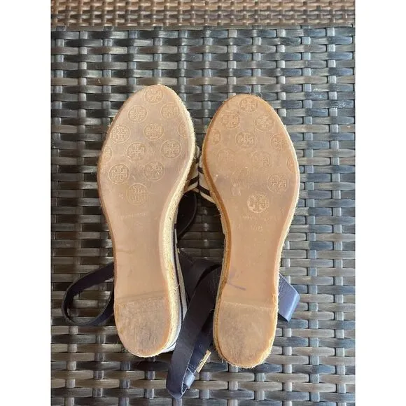 Tory Burch espadrille wedge sandals