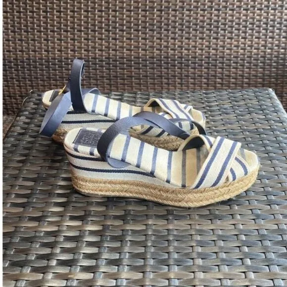Tory Burch espadrille wedge sandals