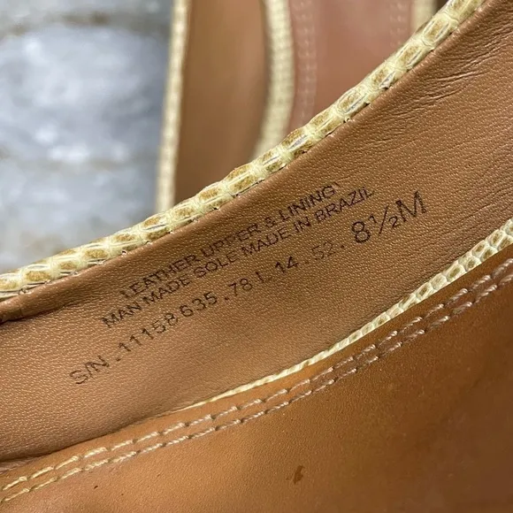 Tory Burch Mini Miller Open-Toe Wedge Shoes in trench tan women’s 8.5