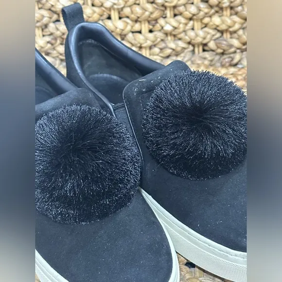 Tory Burch PomPom Platform Sneakers Size 7.5